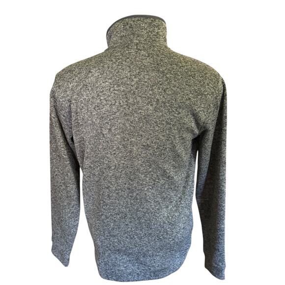 Eddie Bauer Gray Men's Radiator Fleece Snap Front Pullover Size Medium - Picture 2 of 4